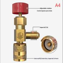 R410a R22 AC Adapter and Liquid Safety Valve for Enhanced External Thread Connection A4