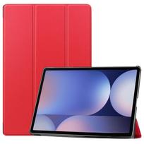 Tri-Fold Case for Samsung Tab S10 FE / S9 / A9 11 Inch with Auto Wake Sleep Shockproof Cover A9 23 ryškiai raudonos spalvos