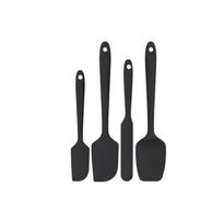 4-Piece Silicone Spatula Set, One-Piece Design for Baking and Cooking One Size