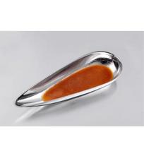 Irregular Serving Plate Raised Surround Dipping Tray Dishwasher Washable Sauce Dish  Cafe XS
