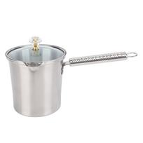 Milk Frothing Pitcher 700ml Stainless Steel Long Handle Milk Frothing Jug for Coffee Making Tea