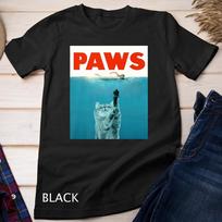 Paws Kitten Meow Parody Funny Tshirt Cat Lover Gifts Unisex T-shirt M