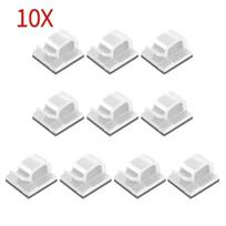 10-50pcs Cable Clips Organizer Car Phone Charger Cord Holder Manager USB Line Fastener for Car Dash Camera Dashboard Cable Clip