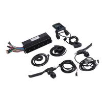 36V 48V 52V 40A Sine Wave 3 Mode Controller Conversion Kit with S100 Color Display Panel Thumb Throttle Power Assist