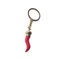 Fashion  Chilli Pepper Charm Keychains Ornament Unique Women Car Keyring Backpack Handbag Charm Pendant Key Holder small