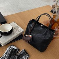 Vegetable tanned cowhide bucket tote bag women's 2026 new leather handbag retro high-end shoulder messenger bag 20X7X18CM juoda