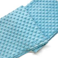 Minky Dot Fabric For Baby Comfort Blankets 1mm Pile Length Polyester Single Sided Swaddle Baby Crying Comfort Plush Fabric 45x45cm
