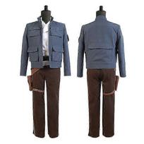 Cowboy cosplay outfit for adults with belt and holster S tamsiai mėlyna spalva