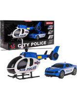 Sraigtasparnis + policijos automobilio rinkinys