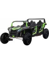 Keturvietis keturratis keturratis RACING UTV2000 automobilis su ličio jonų akumuliatoriumi, žalias