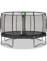 Batutas EXIT Allure Premium ø427 cm su apsauginiu tinklu, juodas