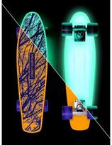 Šviečianti tamsoje mini riedlentė Street Surfing Beach Board Glow Mystic Forest 22.5”