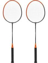 Badmintono rinkinys NILS NRZ005 Steel, 2 raketės ir dėklas