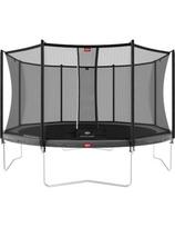 Batutas su tinklu BERG Favorit Regular 430, pilkas, su saugos tinklu Comfort