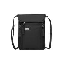 Waterproof RFID Travel Passport Holder & Multifunctional Neck Pouch juoda