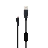 300 cm įkrovimo laidas, skirtas PS4 valdikliui USB įkrovikliui, belaidžiam vairasvirtės žaidimo laidui juoda