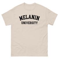 Melanin University Unisex Shirt - Celebrate Your Heritage With Pride and Style! (Black) S