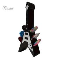 Guitar Pick Storage Holder 3D Printed Holder, Shape Plectrum Display Stand, Acoustic Rack Folk Ukulele Organizer, Gift for Players Desktop juoda