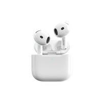 TWS Wireless Earbuds Compatible AirPods 4 Active Noise Cancellation Spatial Audio IP54 Sweatproof Bluetooth Headphones balta