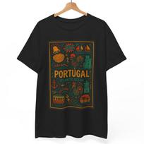 Vintage Lisbon Portugal T-Shirt: Iberian Heritage Graphic Tee 3XL