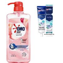 Crest 3D White Arctic Mint Toothpaste & Omo Dish Soap Combo