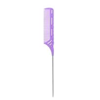 For Hair Dyeing Highlight Hair Edge Trimmer Sharp Tail Styling Comb Hair Tail Comb Rat Tail Combs violetinė