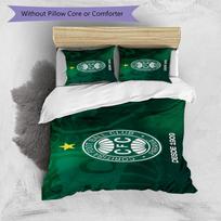 Coritiba Foot Ball Club Printed Pattern Duvet Cover Set – includes 1 duvet cover and 2 matching pillowcases Bedroom decor Christmas gifts 135cm*200cm