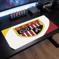Stoke City Football Print Large Mouse Pad, Anti-Slip Extended Gaming Desk Mat for Office Home 30cmx60cm（11.8x23.6inch）
