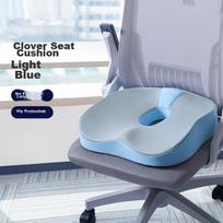 JAGO Chair Cushion, Office Long-Sitting Aid, Memory Foam, Breathable for Summer, Buttocks Seat Pad, Blue