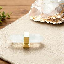 Colorful Natural Crystal Raw Stone Handle Crafts Luxury Brass Crystal Knob Natural White Pink Cabinet Handle (as the picture,One Size)