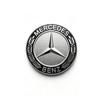 52MM AMG Affalterbach Medžio Vairo Ženklelis Lipdukas Blizgus Dervos Dekoras Lipdukas Tinka Mercedes Benz Sedanas SUV Sportinis Automobilis Black