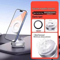 Foldable Magnetic Car Phone Holder with Suction Cup