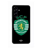 Case - Maniacase - Samsung Galaxy A56 - Silicone - Soft - Sporting Portugal juoda
