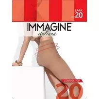 Moteriškos pėdkelnės IMMAGINE LARA 20 DEN, 4 dydis, spalva NERO