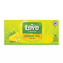 Žalioji arbata LOYD, citrinų skonio, 25 x 1,5 g