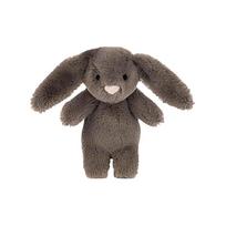 JELLYCAT Shy Bunny Rabbit Brown Truffle Bag Charm Doll Plush Pendant 11cm High Box Not Included gray