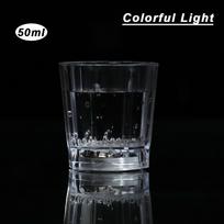 Mirksintis puodelis vynui, alui, viskiui, vandeniui, gėrimams, LED automatiškai šviečiantis puodelis, vakarėlio dekoratyvinės prekės, 50 ml