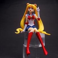 Sailor Moon Anime figūrėlių rinkinys Jupiter Makoto Venus Minako Tsukino Triušio lėlė Žaislas Torto papuošimas Mažosios princesės papuošalai No box beige