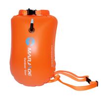 20L vandeniui atsparus sausas maišas, pripučiamas saugos plaukimo plūduris su diržu, 12KG keliamosios galios, lengvas, skirtas baidarėms, banglenčių sportui CHINA orange
