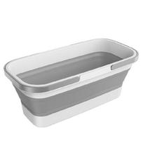 Rectangular Portable Foldable Bucket Practical with Double Carry Handle Outdoor balta