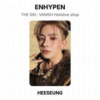 ENHYPEN THE SIN : VANISH Hellolive shop Official Photocard HEESEUNG 02