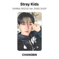 Stray Kids KARMA SKZOO Ver. FANS SHOP Official Photocard BANG CHAN beige