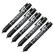 of Zebra Macky Knock Fine with Original Logo Packaging E [Set 5] P-YYSS6-BK5 Oil-Based Pen, Tip, Black, juoda