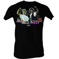 Bill and Ted Light Show Black Adult T-Shirt 3XL