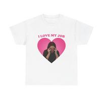 I love my job Emily Blunt as Emily pink hearT-Shirt M