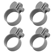 Baseino žarnos spaustuvai 1-1/4 colio spaustuvai Baseino jungtys 4PCS gray