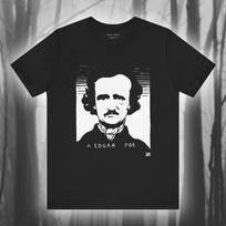 Edgar Allan Poe, Félix Vallotton Shirt, Vintage Gothic Art T-Shirt, The Raven T-Shirt, Bookworm Gift Unisex Jersey Short Sleeve Tee 2XL
