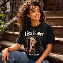 Lisa Bonet Portrait Tee | Vintage 90s Editorial Style Shirt 2XL