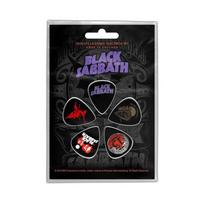 Black Sabbath Guitar Pick Set Plectrum Pack juoda