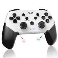 Sungale Pro Controller for Nintendo Switch featuring back macro Bluetooth wireless gyro compatible with Switch and includes Japanese instruction